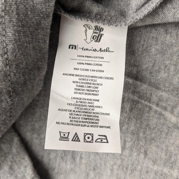 Men's Travis Mathew Golf T Shirt Size XL Spike The Punch Dad Bod Christmas NEW - Picture 5 of 6